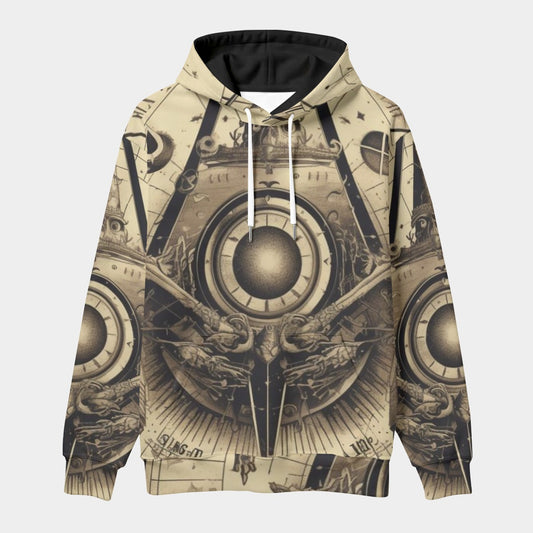 All-Over Print Men's Thicken Pullover Hoodie