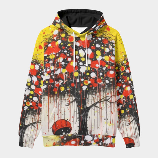 All-Over Print Men's Thicken Pullover Hoodie