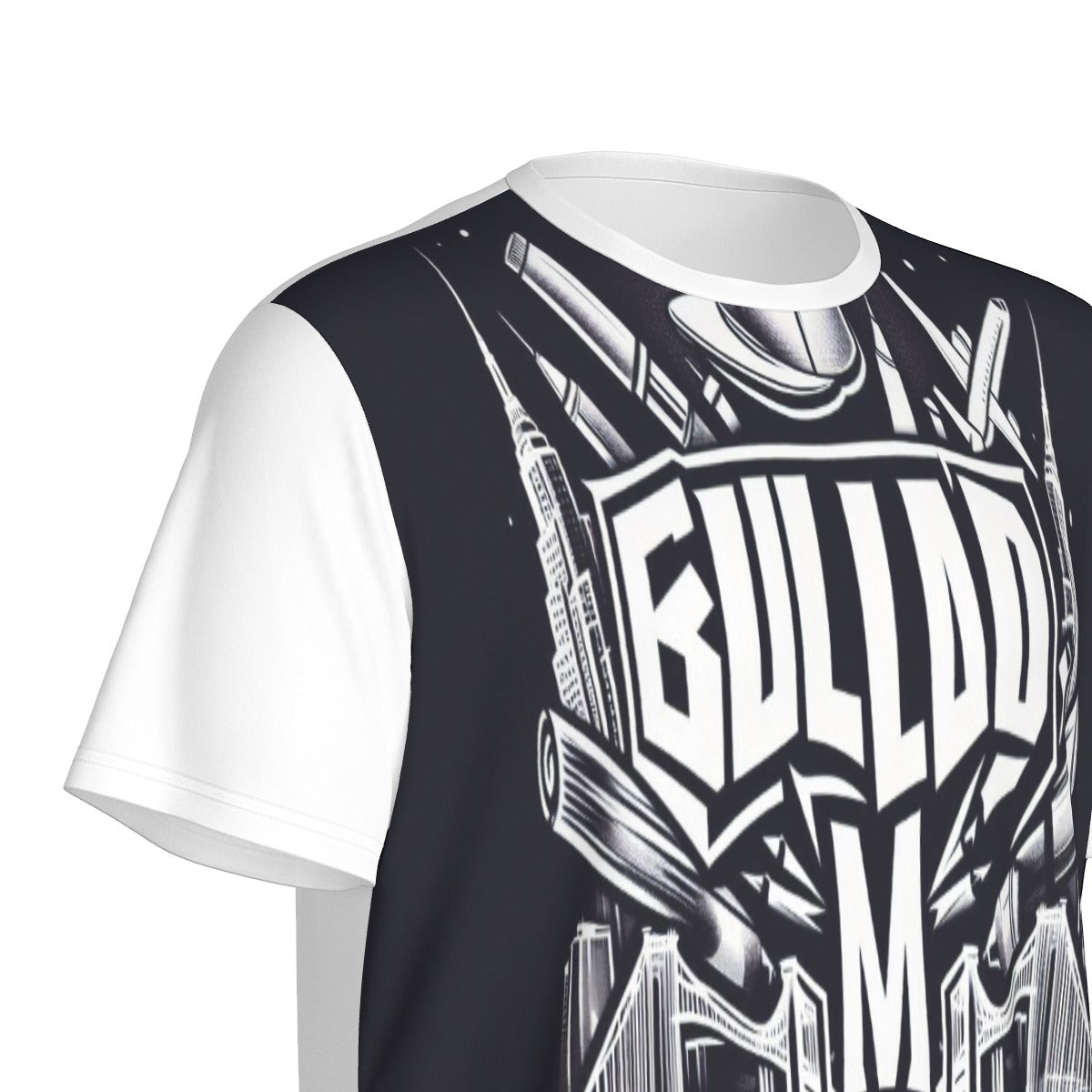 All-Over Print Men's O-Neck Sports T-Shirt