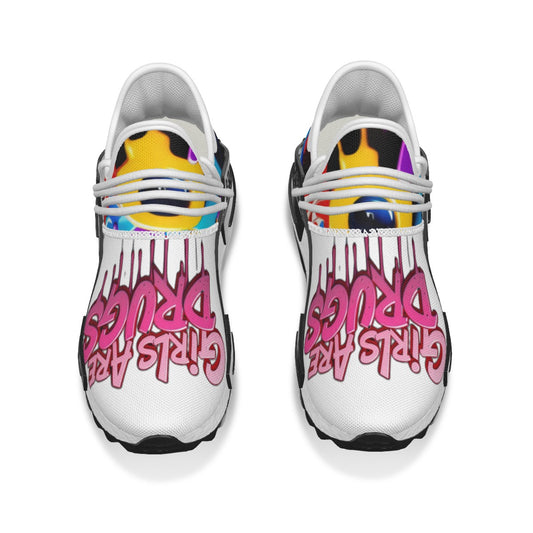 All-Over Print Men's Mesh Sneakers