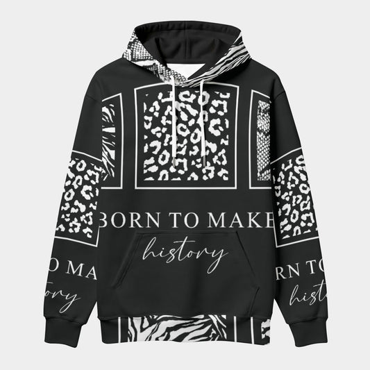 All-Over Print Men's Thicken Pullover Hoodie