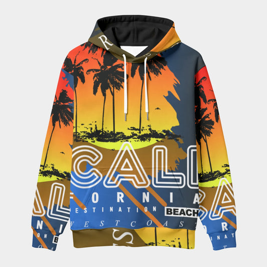 All-Over Print Men's Thicken Pullover Hoodie