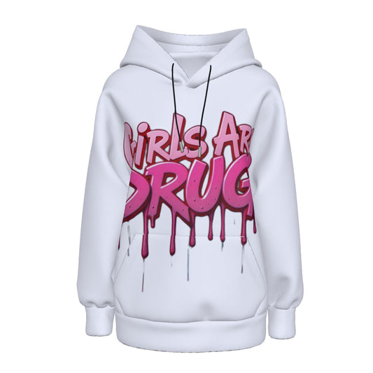 All-Over Print Women’s Hoodie With Decorative Ears