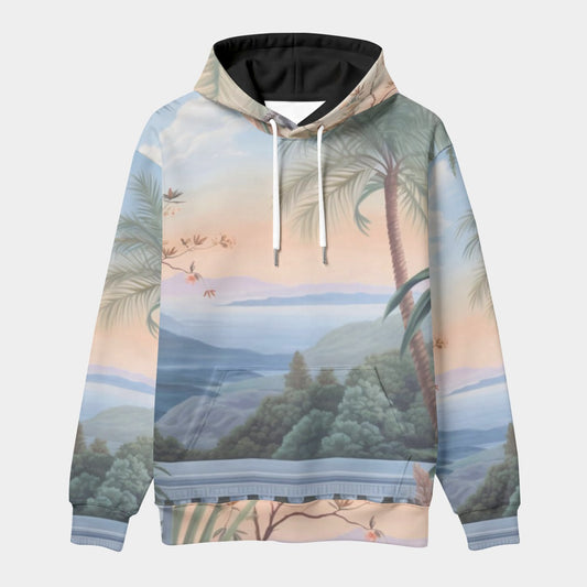 All-Over Print Men's Thicken Pullover Hoodie