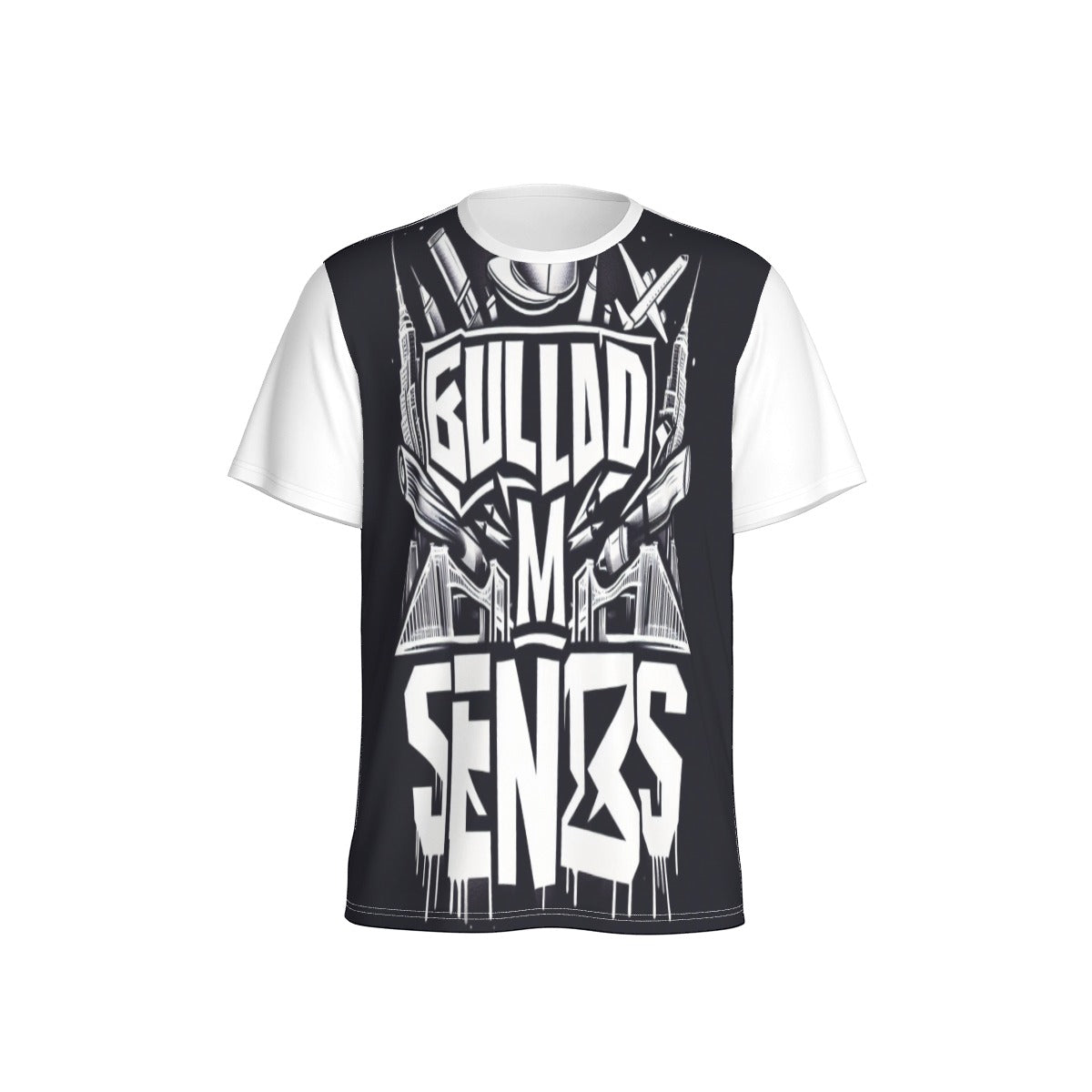All-Over Print Men's O-Neck Sports T-Shirt
