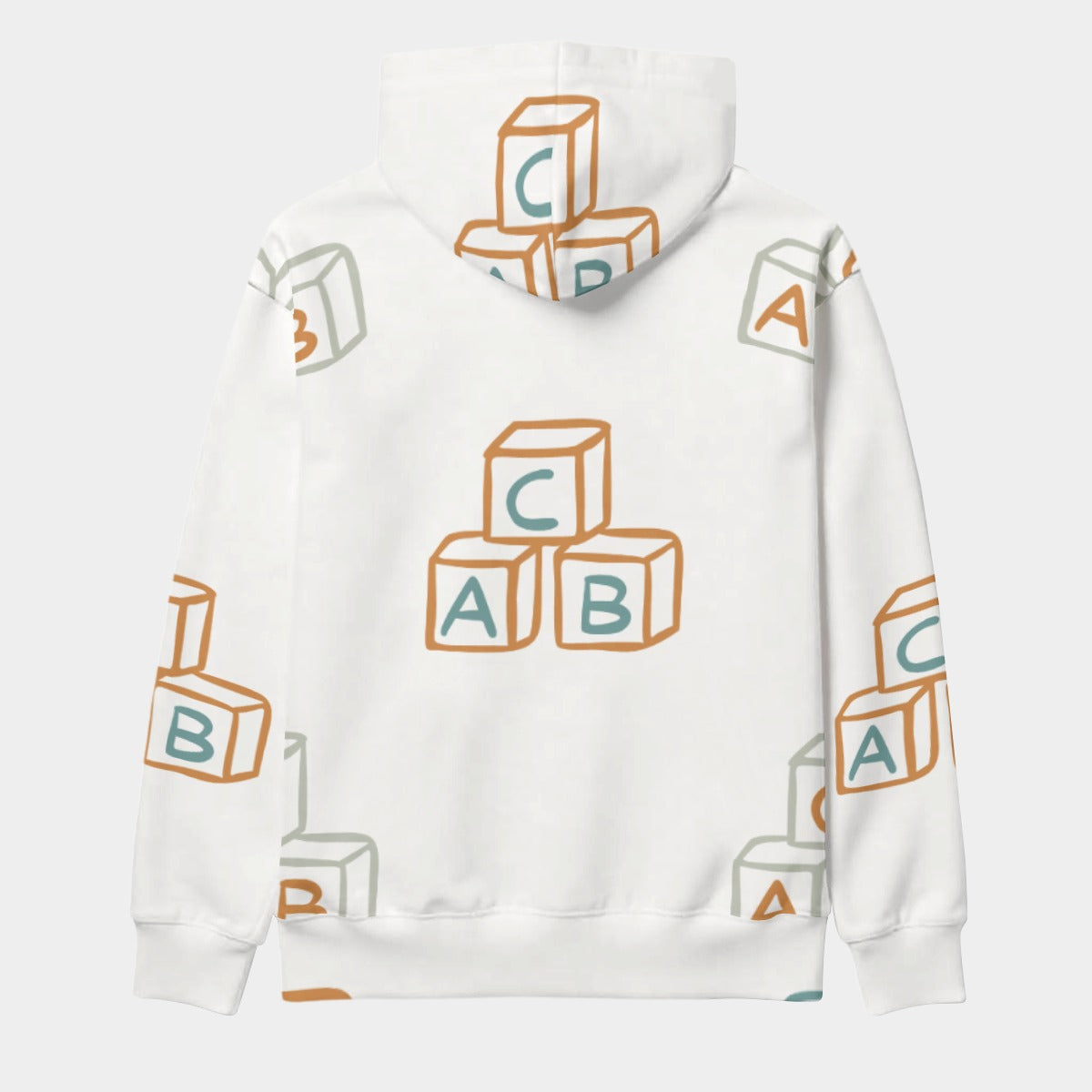 All-Over Print Men's Thicken Pullover Hoodie