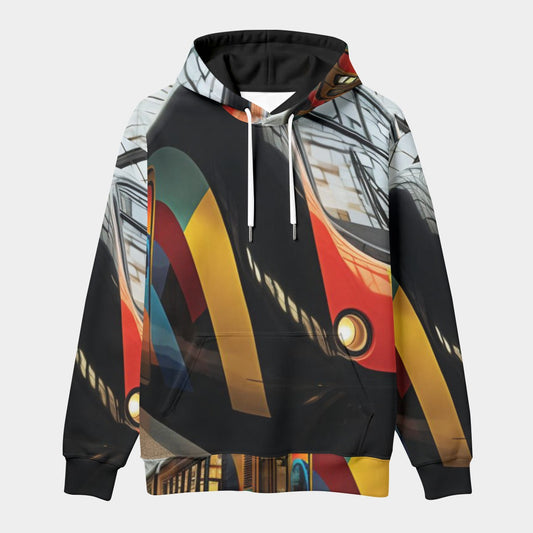 All-Over Print Men's Thicken Pullover Hoodie