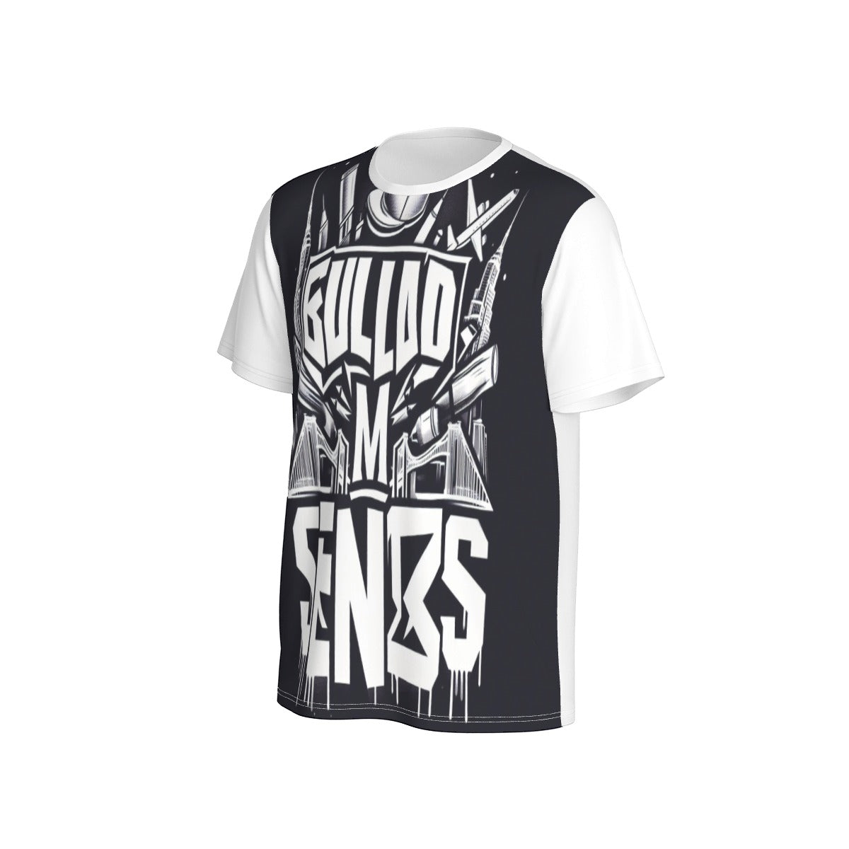 All-Over Print Men's O-Neck Sports T-Shirt