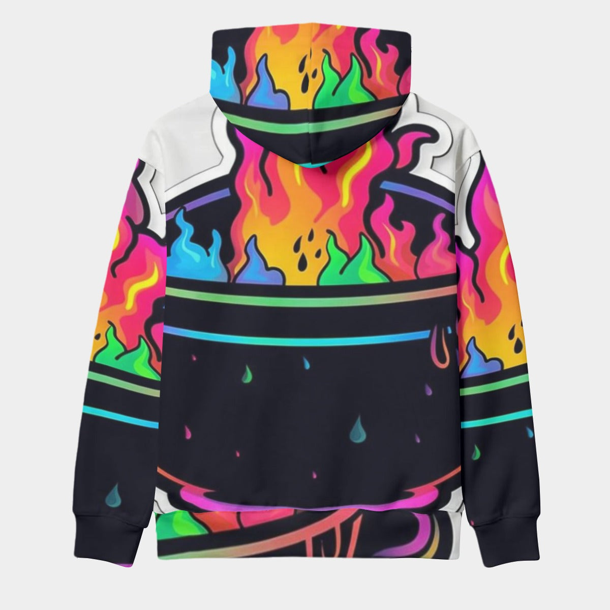 All-Over Print Men's Thicken Pullover Hoodie