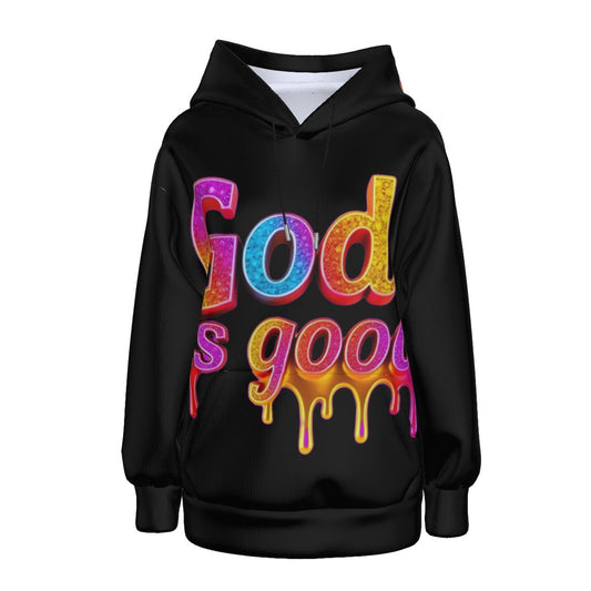 All-Over Print Women’s Hoodie With Decorative Ears