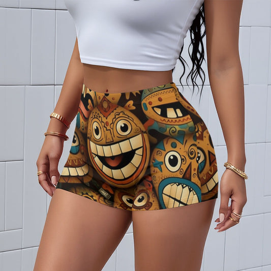 All-Over Print Women’s High-Stretch Shorts