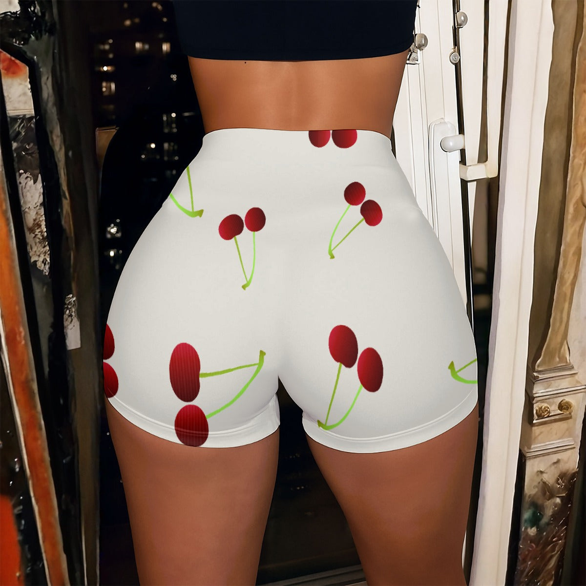 All-Over Print Women’s High-Stretch Shorts
