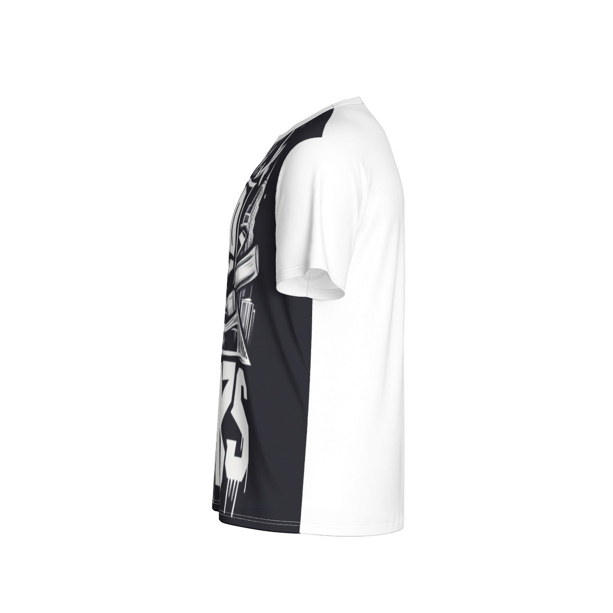 All-Over Print Men's O-Neck Sports T-Shirt