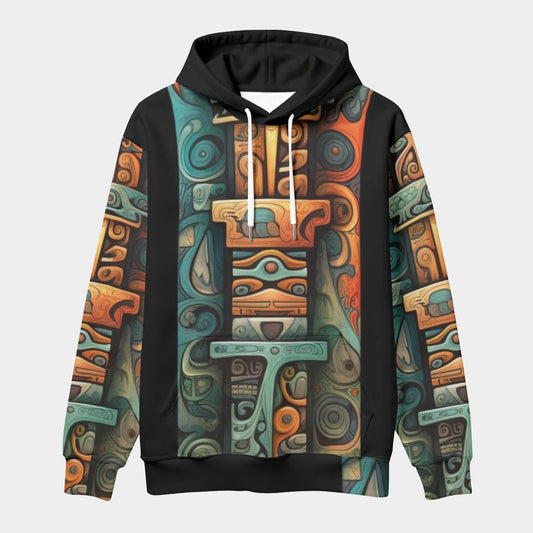 All-Over Print Men's Thicken Pullover Hoodie