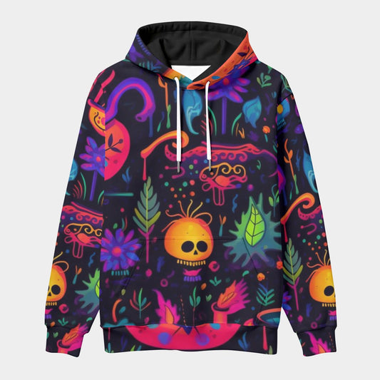 All-Over Print Men's Thicken Pullover Hoodie