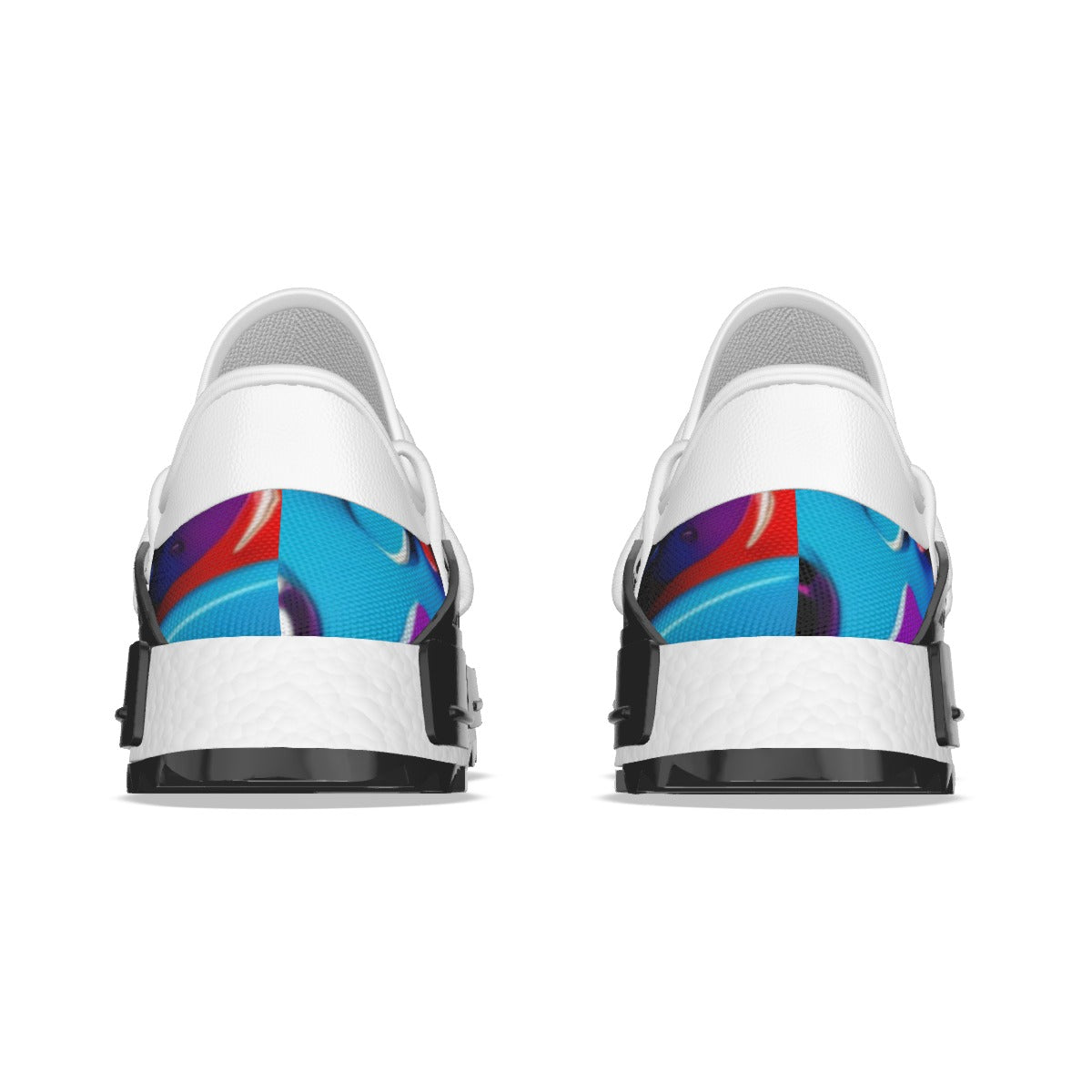 All-Over Print Men's Mesh Sneakers