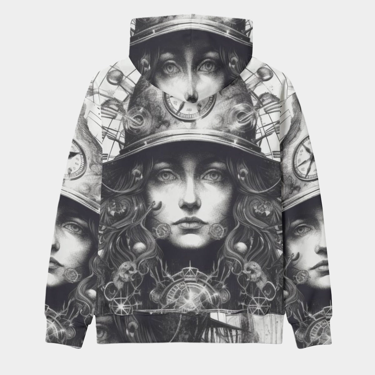All-Over Print Men's Thicken Pullover Hoodie