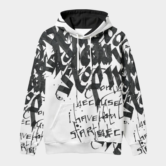 All-Over Print Men's Thicken Pullover Hoodie