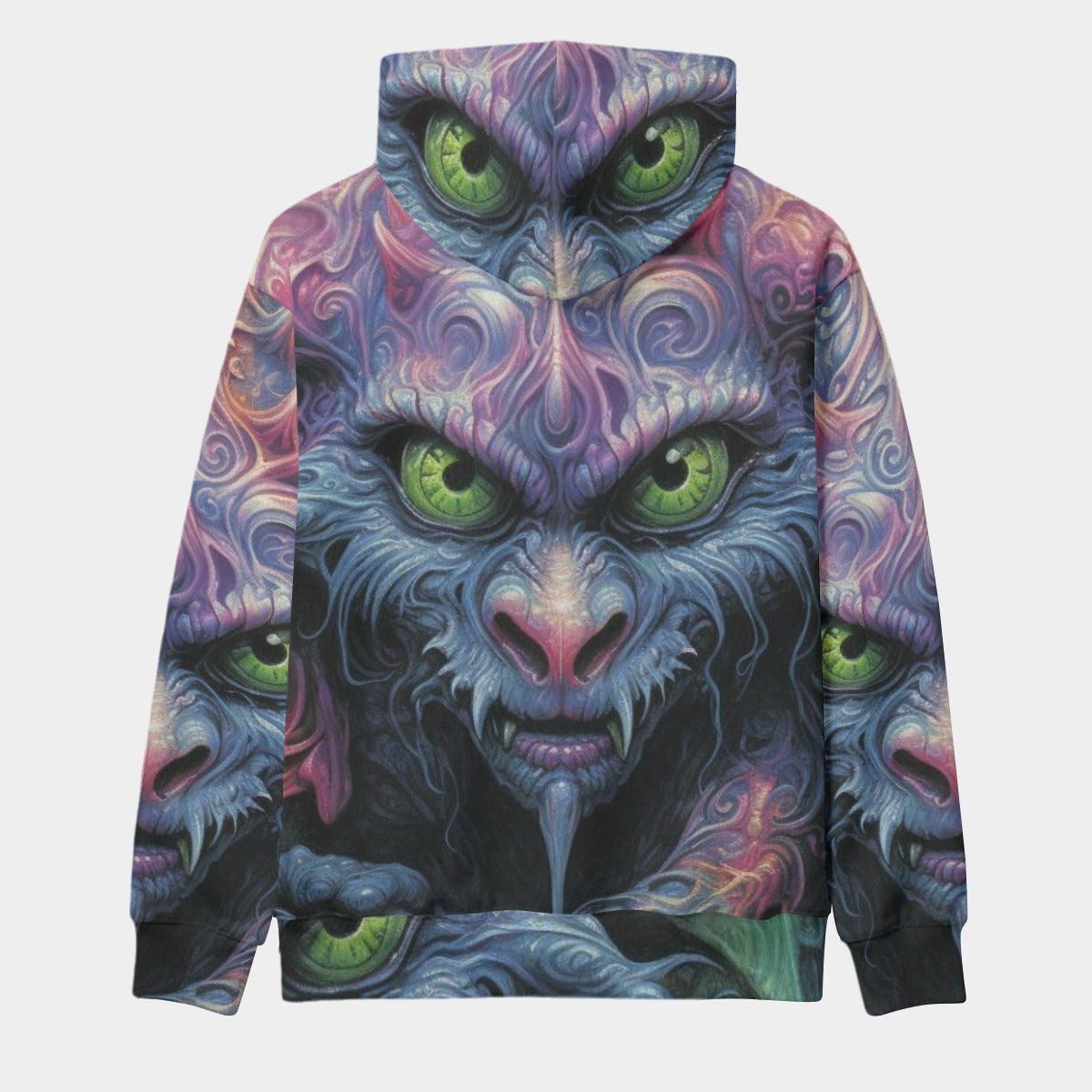 All-Over Print Men's Thicken Pullover Hoodie