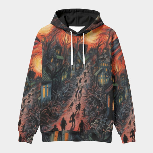 All-Over Print Men's Thicken Pullover Hoodie