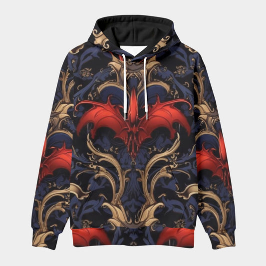 All-Over Print Men's Thicken Pullover Hoodie