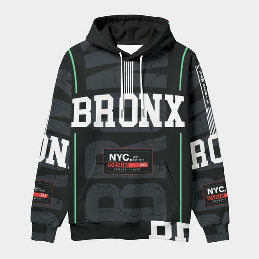 All-Over Print Men's Thicken Pullover Hoodie