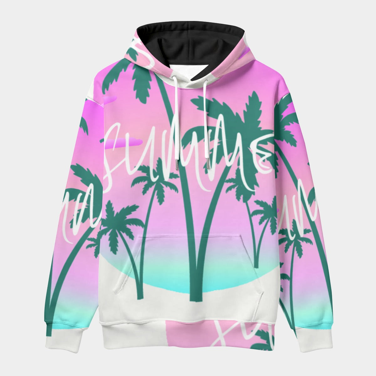 All-Over Print Men's Thicken Pullover Hoodie