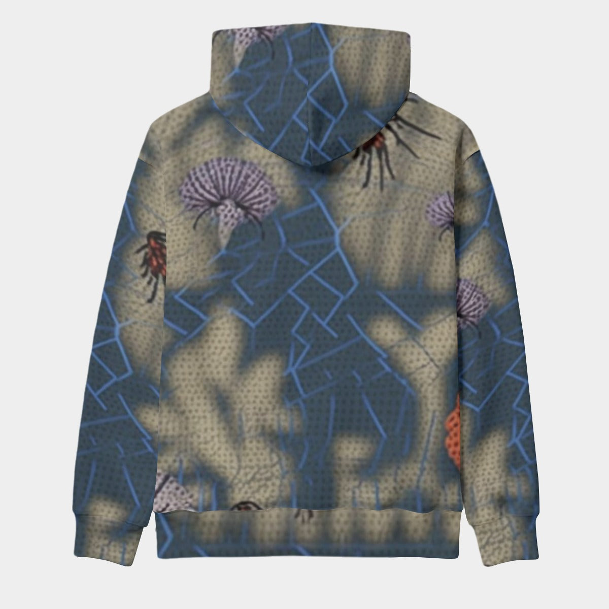 All-Over Print Men's Thicken Pullover Hoodie