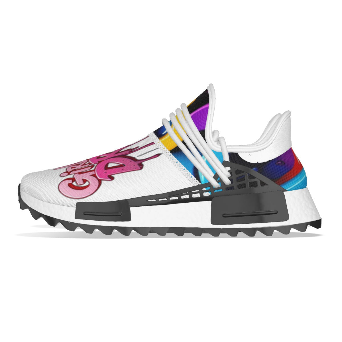 All-Over Print Men's Mesh Sneakers
