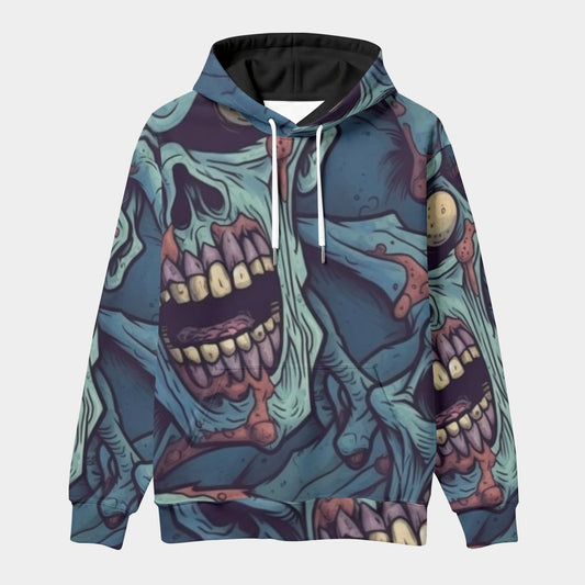 All-Over Print Men's Thicken Pullover Hoodie