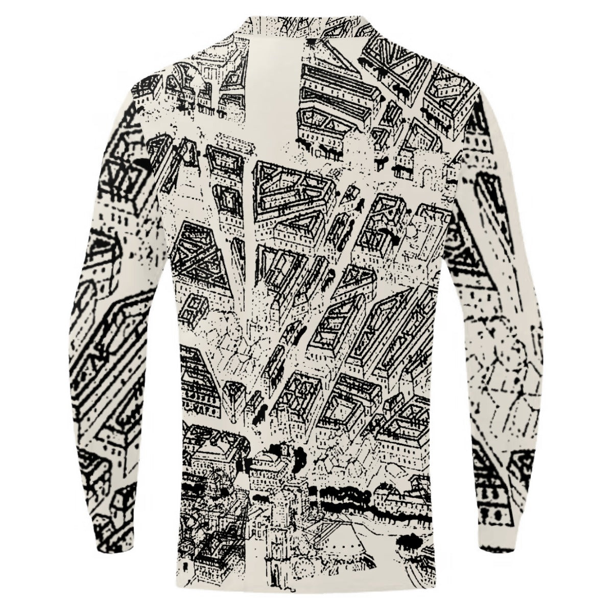 All-Over Print Men’s Quarter Zip Pullover Sweatshirt
