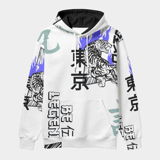All-Over Print Men's Thicken Pullover Hoodie